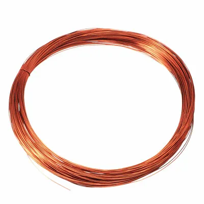 0.27mm Dia Magnet Wire Enameled Copper Wire Winding Coil 49' Length • $9.86