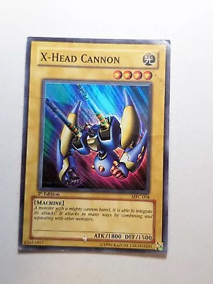 Yugioh: X-Head Cannon - MFC-004 - Super Rare - 1st Edition - Damaged • $4.92