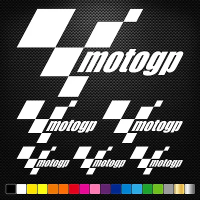 FITS 6x MOTO GP Vinyl Decal Stickers Sheet Sponsors Auto Tuning Quality • £8.49