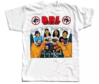 Rare D.R.I. FOUR OF A KIND Cotton White Men S To 5XL T-Shirt Gift Fans • $16.97