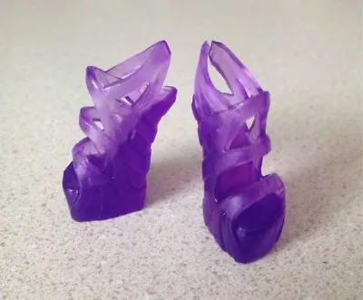 NEW Monster High Doll Clawdeen Wolf Skull Shores Purple High Heel Sandals Shoes • $4.99