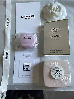 £38.95 • Buy Chanel No.5 Soap Coco Mademoiselle Edp Chance Bath Tablet Camelia Ribbon Set