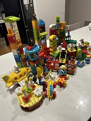Massive Duplo Large Lego Bulk  With Lots Of Sets Animals Vehicles & Characters • $150
