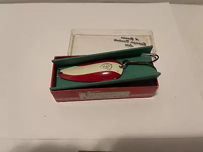 Vintage Boxed Eppinger Dardevle Spoon #116 Red/White Double Stamp • $18