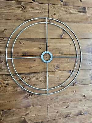 Double 40 Cm Lampshade Frame Ring.Hoop For Craft Home Decor Chandelier • £8