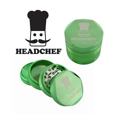 Headchef Hexcellence Metal Herb And Spices Grinder With Sifter Scraper – 4 Piece • £24.99