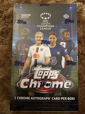 2022-23 Topps Chrome UEFA Women’s Champions League Hobby Box  • $100