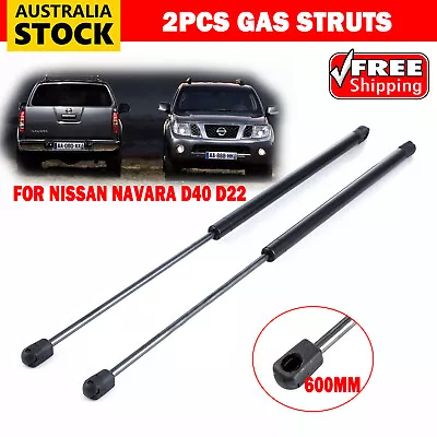 2Pcs Top Lid Tonneau Cover Gas Struts For Nissan Navara D40 D22 UTE 150N 600mm*2 • $24.89