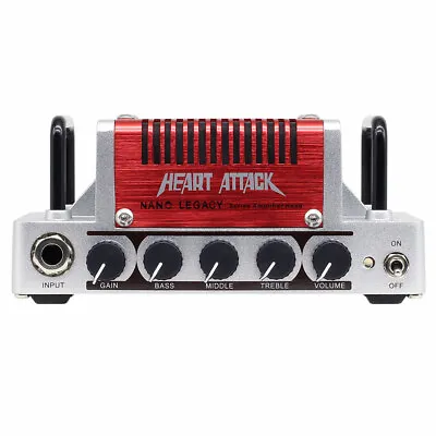 Hotone Nano Legacy Heart Attack Mini 5 Watt Compact Guitar Amp Head 3 Band NLA-3 • $99.99