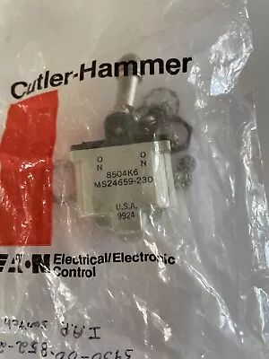 New OEM Cutler-Hammer Ms24659-23D Military Grade Switch Toggle Dpdt 20A • $23.50