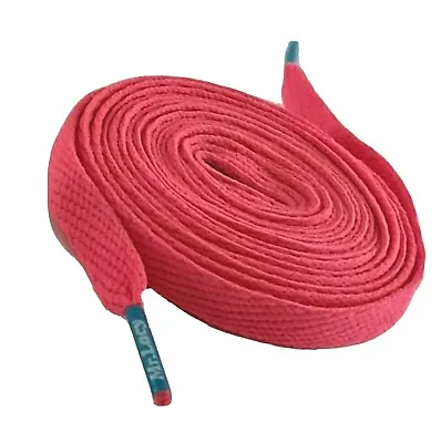 Mr Lacy Flattie Pink / Mellow Blue Laces 130cm / 10mm / 5 - 6 Rows • £4.66