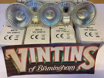 £7.95 • Buy Pack Of 8 X35W MR16 GU5.3 12V Halogen Dichroic Spot Light Bulbs Lamps