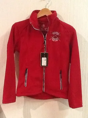 NWT’S Childs MOUNTAIN HORSE RED BIANCA FLEECE JACKET X-Large • $78.95
