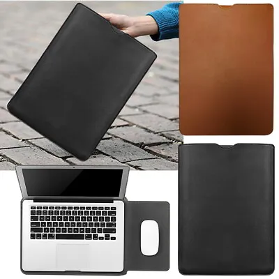 PU Sleeve Leather Laptop Bag Case For Apple Macbook Pro Air  13'' 14'' 15' 16 UK • £6.49