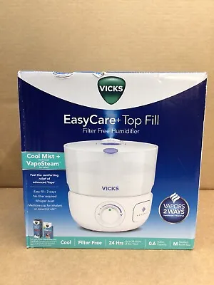 PUR Vicks EasyCare+ Top Fill Filter-Free Cool Mist Humidifier Small Rooms • $59.99