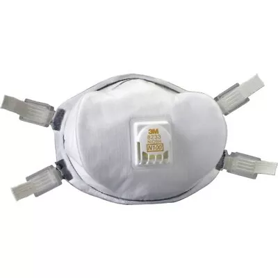 (1)-3M N100 Particulate Respirator W/ Cool Flow ValveLead Paint Removal. 8233 • $23.21