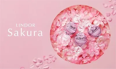 Lindt Lindor Sakura And Cream Truffle Chocolate Balls Exclusive Japan Rare Item • £19.99