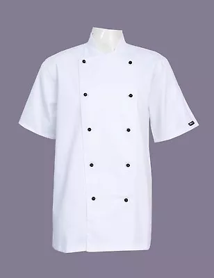  Highliving Chef Jacket Catering Uniform Short Sleeve Pocket  • £11.39
