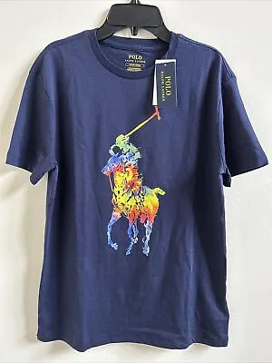 Polo Ralph Lauren Women’s Big Pony T Shirt Navy Size S • $29.99