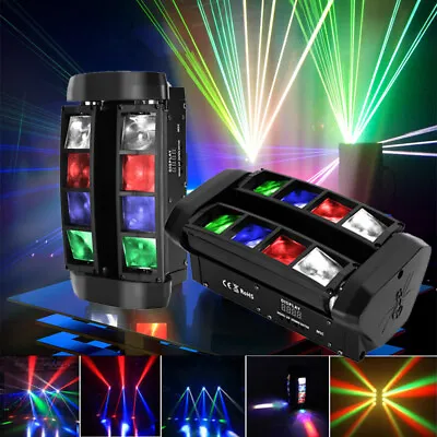 £50.99 • Buy 2X 120W LED Spider Moving Head Stage Lighting Beam DMX Disco Party DJ Light RGBW