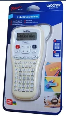 Brother Hand Held Label Maker Labelling Print Machine + Batteries H101C • £29