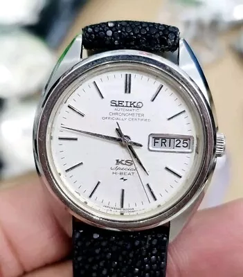 Vintage King Seiko Ks Special Chronometer 5246 Hi Beat Automatic 25j Men Watch  • $100