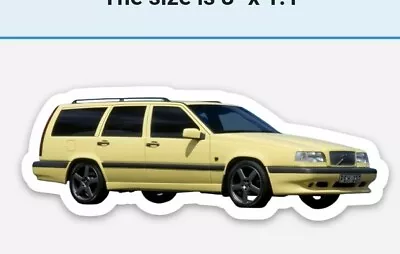 RARE VOLVO 850R YELLOW MAGNETS 🧲 Lot Of 3  • $11.99