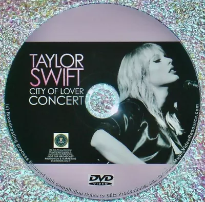 TAYLOR SWIFT CITY OF LOVER LIVE CONCERT DVD Paris At Olympia Theatre 9 Sept 2019 • $13.99