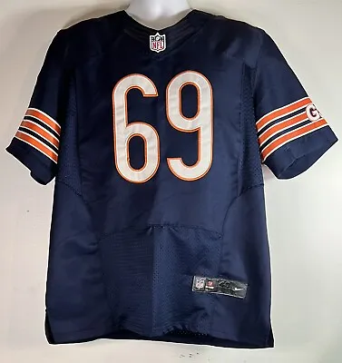 Nike NFL Chicago Bears On Field Jared Allen 69 Embroidered Blue Jersey Size 40 • $39.95