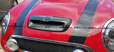 REAL Carbon Fiber Hood Scoop Air Vent For Mini Cooper S R56 2007-2014 08 13 12 C • $151.68