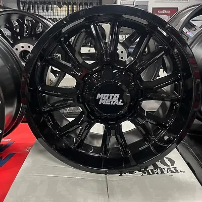 4 Moto Metal MO810 Legacy 20x9 6x135 6x5.5 Gloss Black Wheel 20  Chevy Ford 1500 • $1175