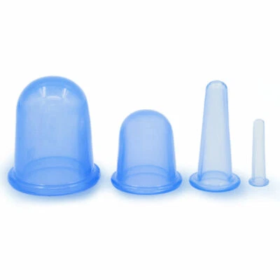 $9.99 • Buy Massage Cupping Cups Silicone Vacuum Suction Cupping Therapy Anti Cellulite Body