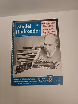  Model Railroader Magazine July 1952 • $3.49