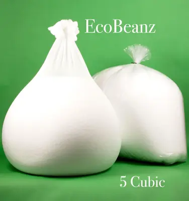 5 CUFT Bean Bag Booster Refill Polystyrene Beads Filling Top Up Bag Beans Balls • £18.95