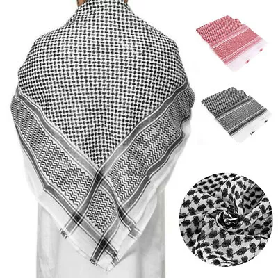 £10.26 • Buy Arabic Turban Hijab Palestine Bandana Muslim Shemagh Scarf Arab Kafiya Keffiyeh