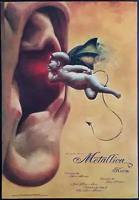 Metallica Concert Poster 1996 BGP-160 • $136.50