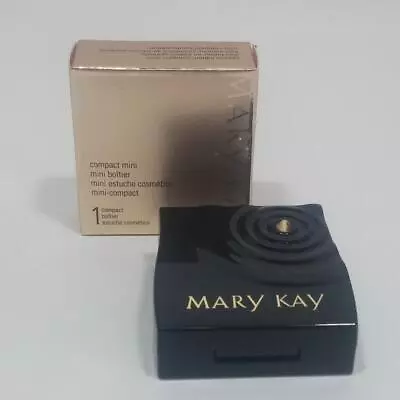 Mary Kay Special Edition BLACK COMPACT MINI Unfilled NIB Mirror Stone Magnetic • $9.49