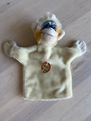 Vintage Steiff Mohair Mungo Monkey Hand Puppet Blue Eyes Germany 8.5  Plush Toy • $25