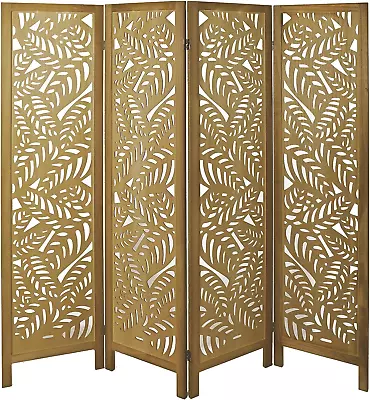 4 Panel Room DividerCutout Wood Room Dividers And Folding Privacy ScreensFolda • $114.99
