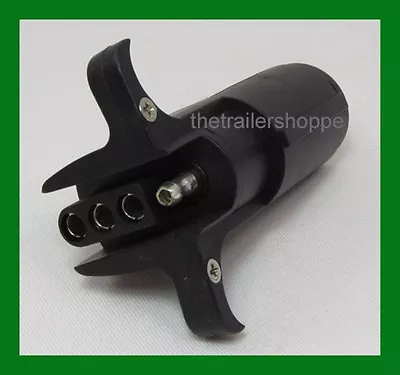 Trailer Light Adapter Plug 6 Round To Flat 4 Pin • $11.50