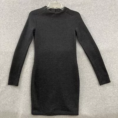 $21.70 • Buy Zara Knit Sweater Dress Women’s Small Gray Long Sleeve