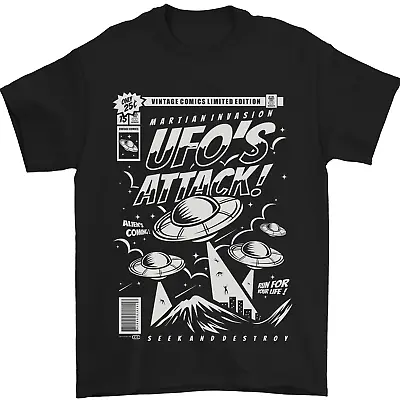 UFOs Attack! Aliens Out Of Space Mens T-Shirt 100% Cotton • $19.03