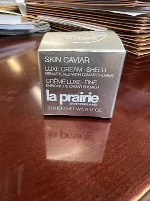 La Prairie Skin Caviar Luxe Cream Sheer 0.17oz / 5ml • $60