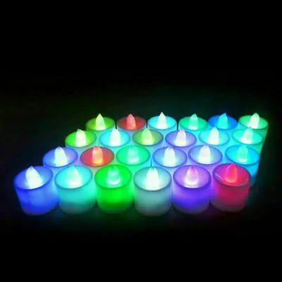 £1.67 • Buy LED Tea Lights Candles Battery Operated No Flickering Flameless Tealight