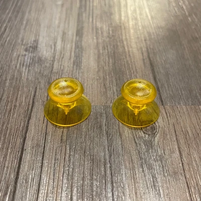 $7.99 • Buy 2 Clear Yellow Xbox 360 Custom Thumbsticks Analog Sticks Joysticks Mod Parts