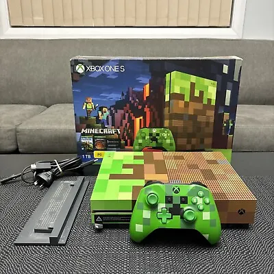 $329 • Buy Microsoft Xbox One S Limited Edition Minecraft 1tb Boxed