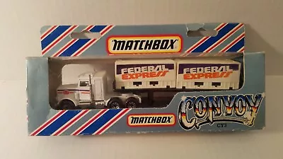 1983 Matchbox Convoy FedEx Peterbilt CY-3 • $34.99