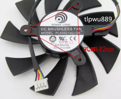 FOR PowerColor HD7870 E6 2G Club HD7800 Graphics Card Fan PLA09215D12H 87MM T1 • $7.97