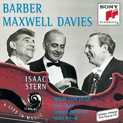 Barber/Maxwell Davies: Violin Ctos. By Isaac Stern CD LIKE NEW • $4.50