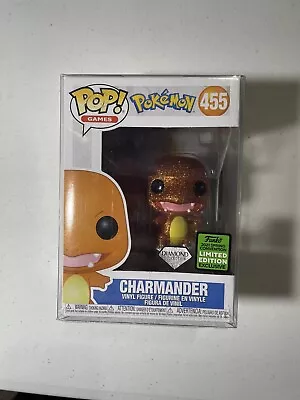 Funko Pokemon Charmander Diamond Glitter 3.75inch Figure - FUN55873 • $50